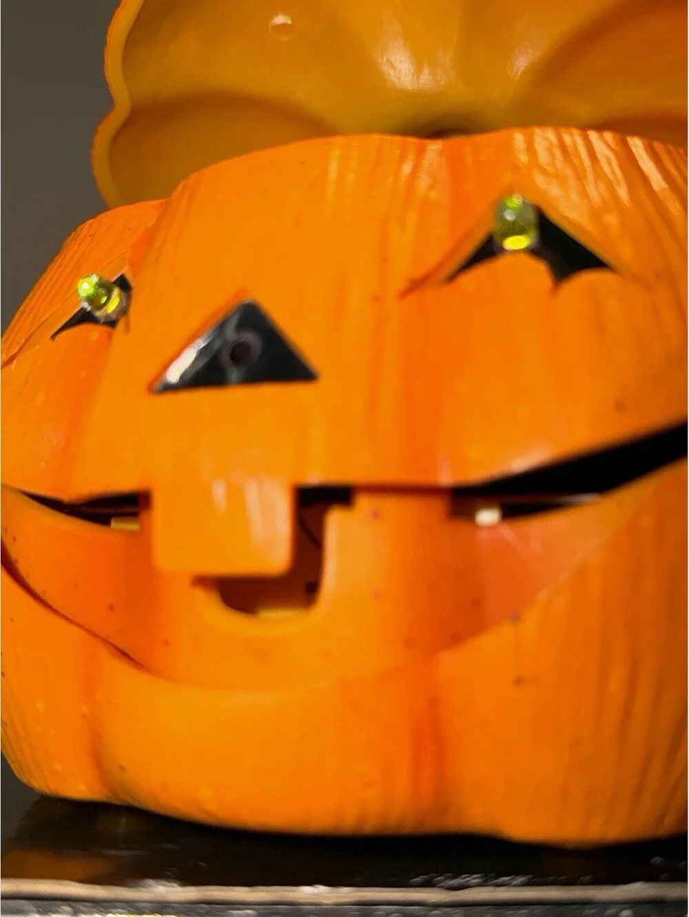 Jack O Lantern Candy Bowl Pumpkin Animated Sensor Lighted Talking Department 56